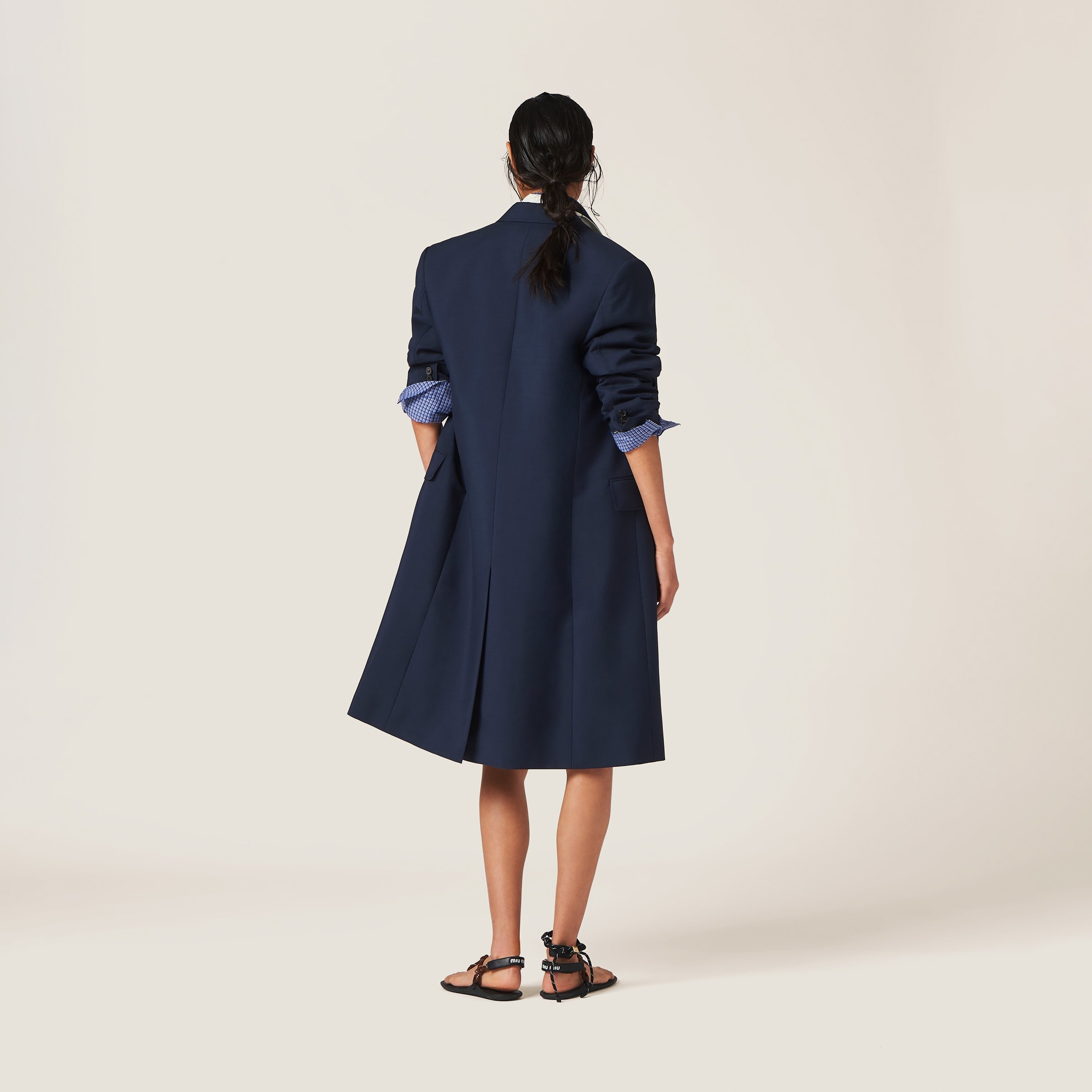 Single-breasted mohair coat - 3
