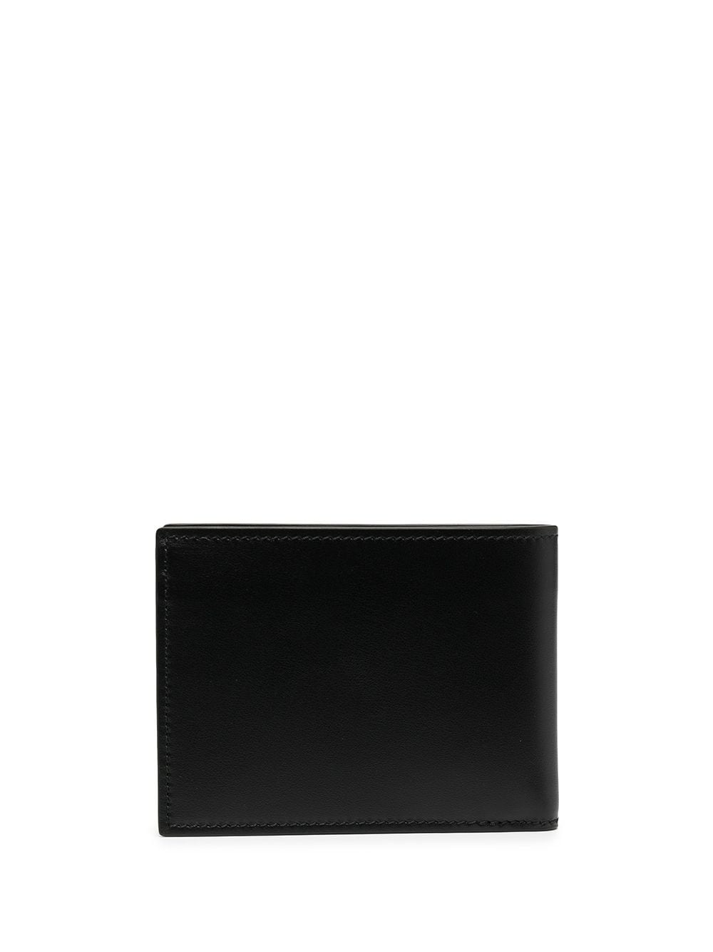 logo-print leather wallet - 2