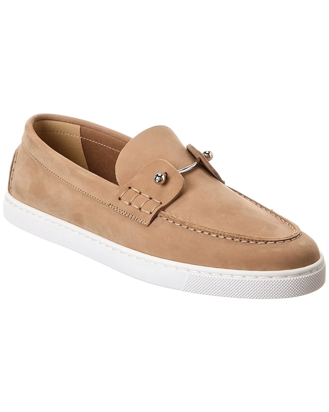 Christian Louboutin Chambeliboat Suede Boat Shoe - 1
