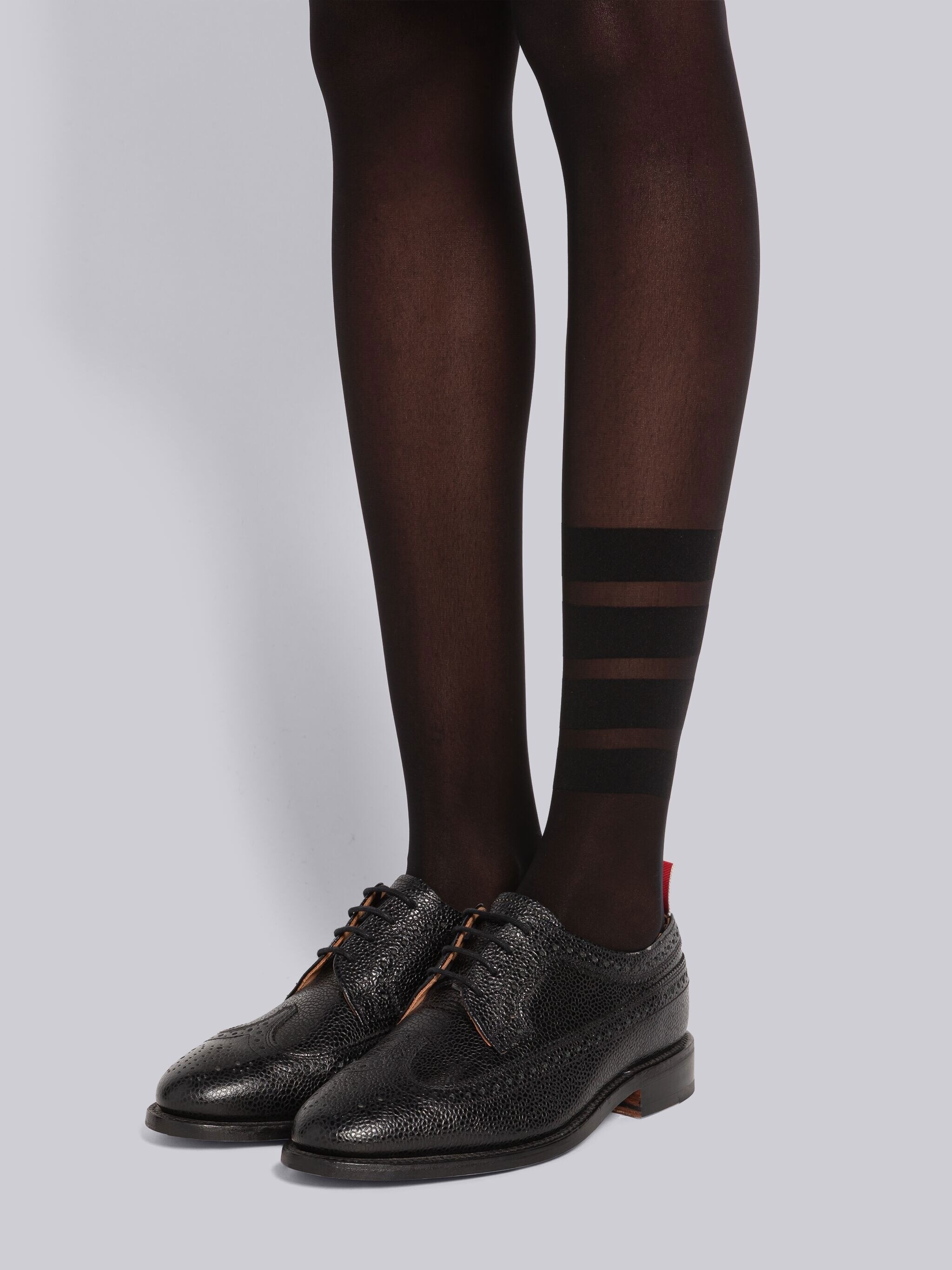 Sheer Nylon 4-Bar Tights - 5