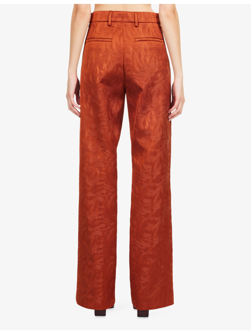 Paxy Jacquard Woven Trousers - 4