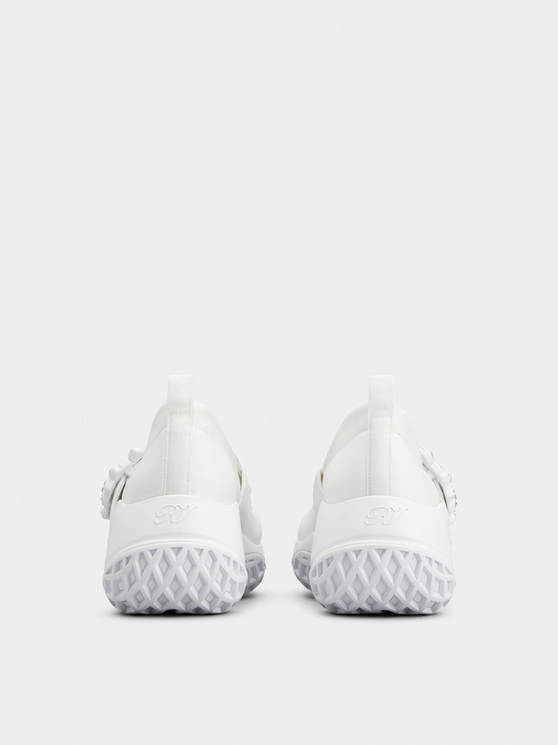 Viv' Run Strass Buckle Ballerinas in Technical Fabric 5