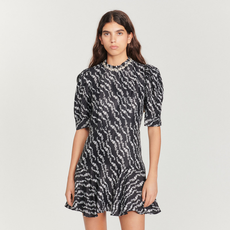 Sandro Short flowing dress outlook