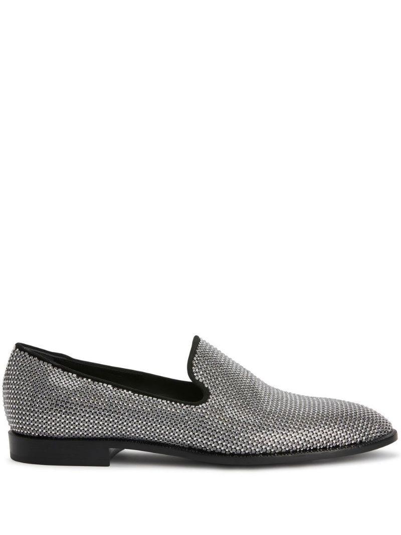 Jareth Disco crystal-embellished loafers - 1