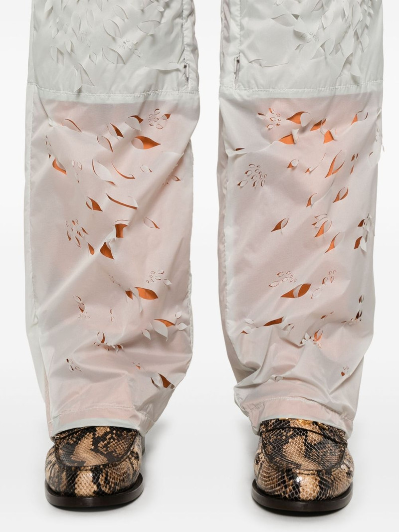 lasered-petals trousers 5
