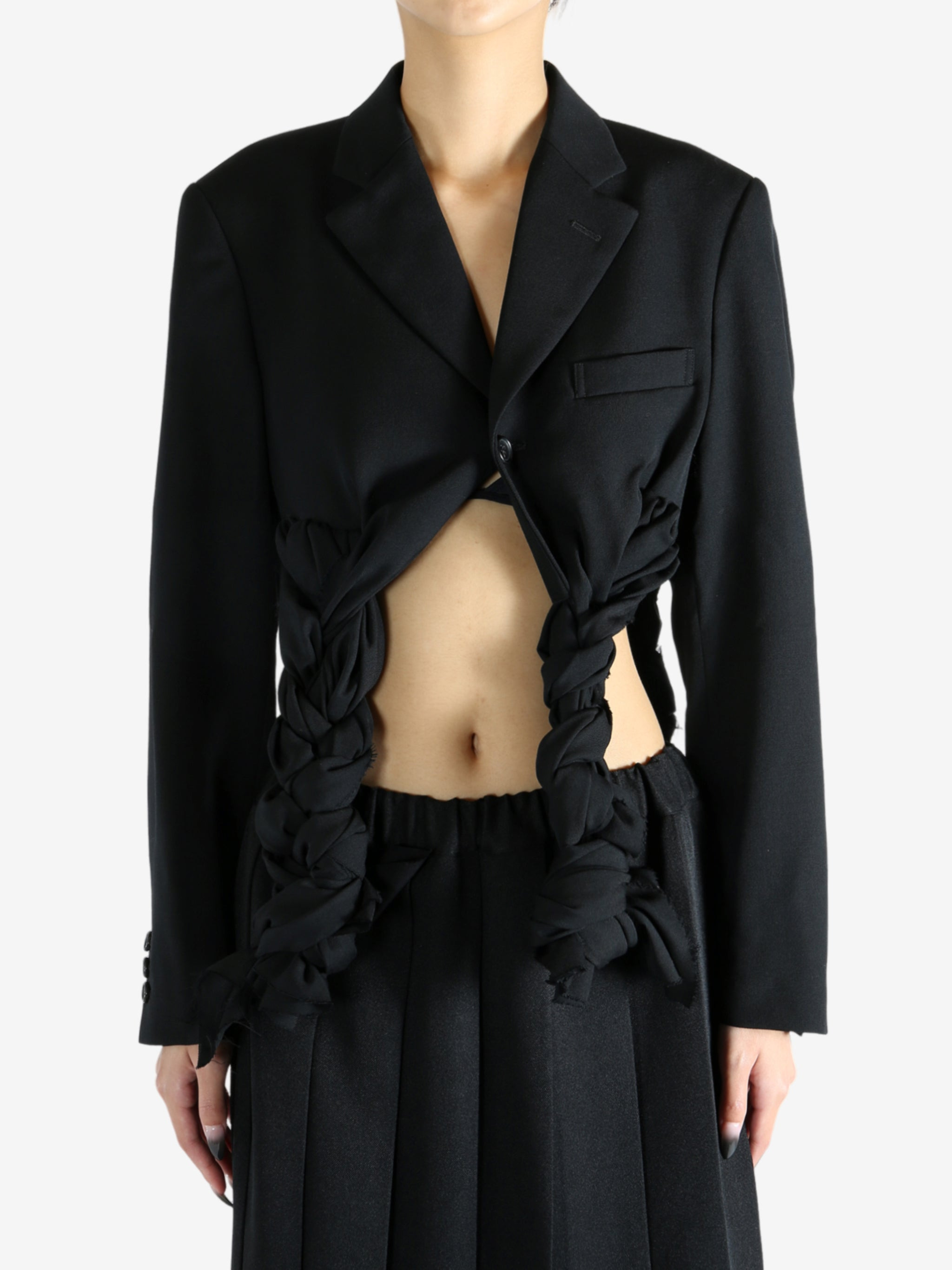 COMME DES GARCONS - Women Single Breasted Lapel Jacket - 1