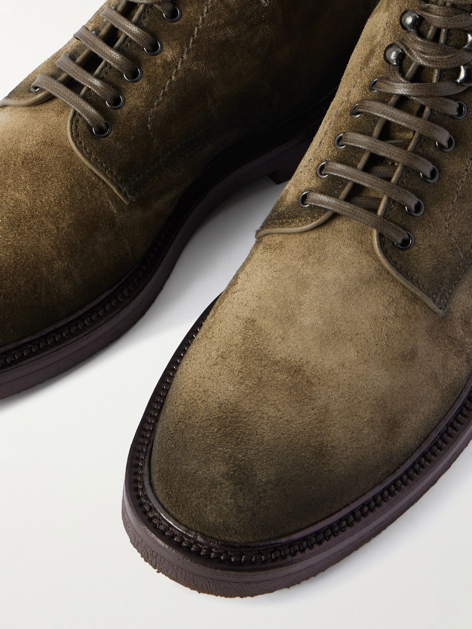Hopkins Flexi 203 Suede Boots Green - 5