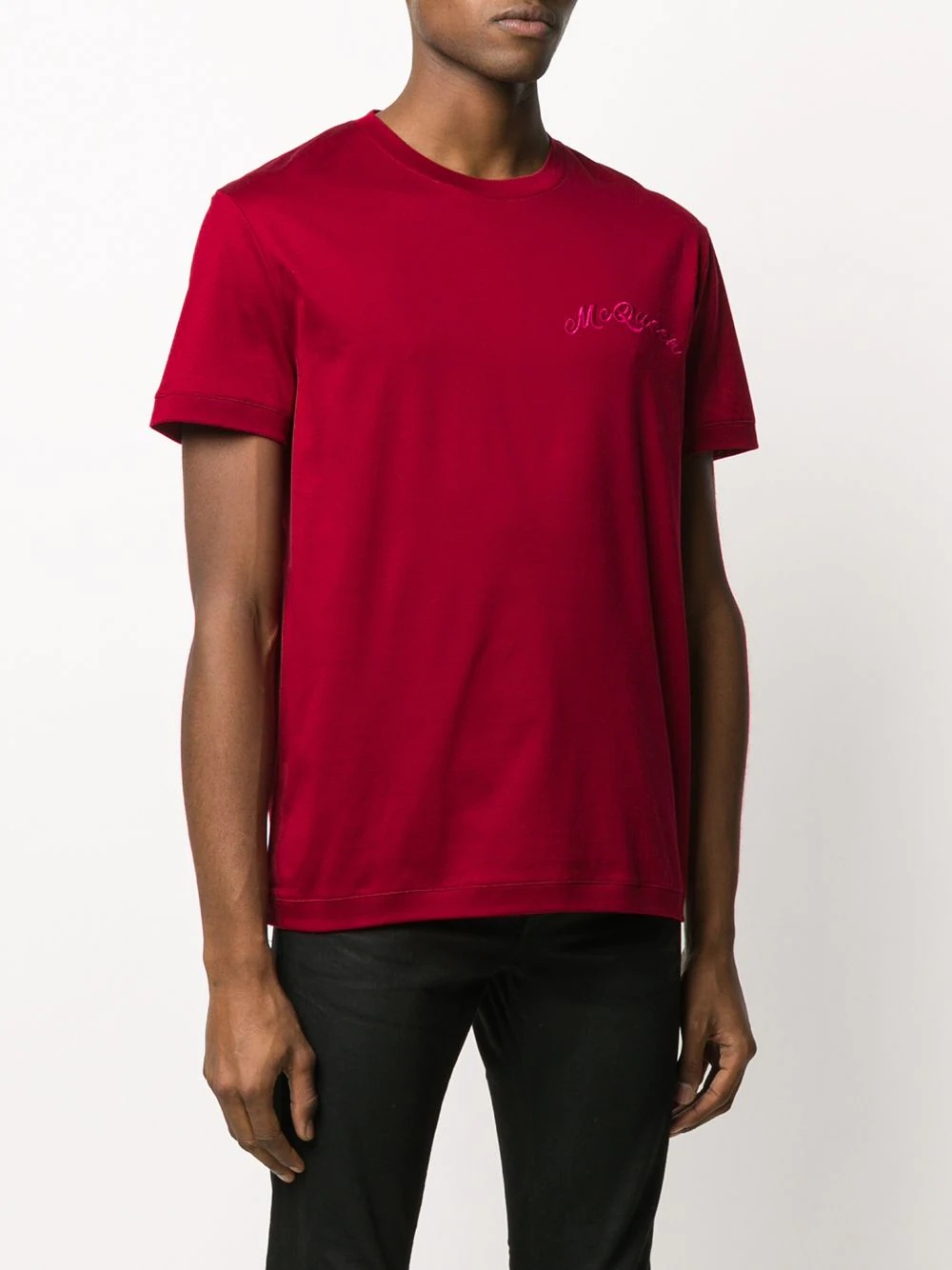 McQueen embroidery T-shirt - 3