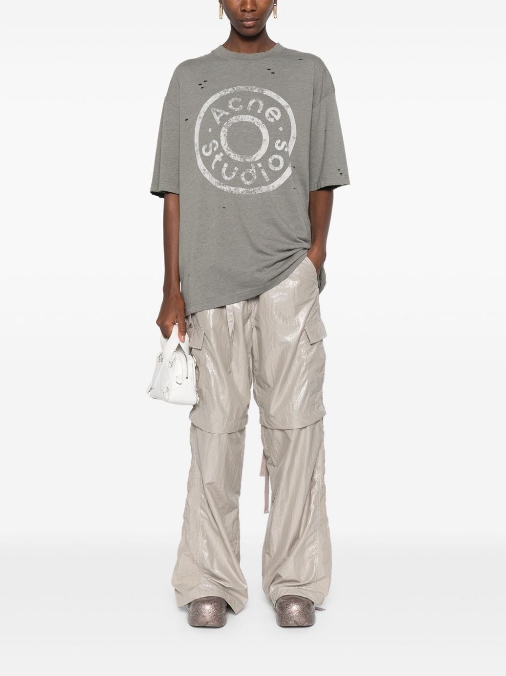logo-print T-shirt - 3