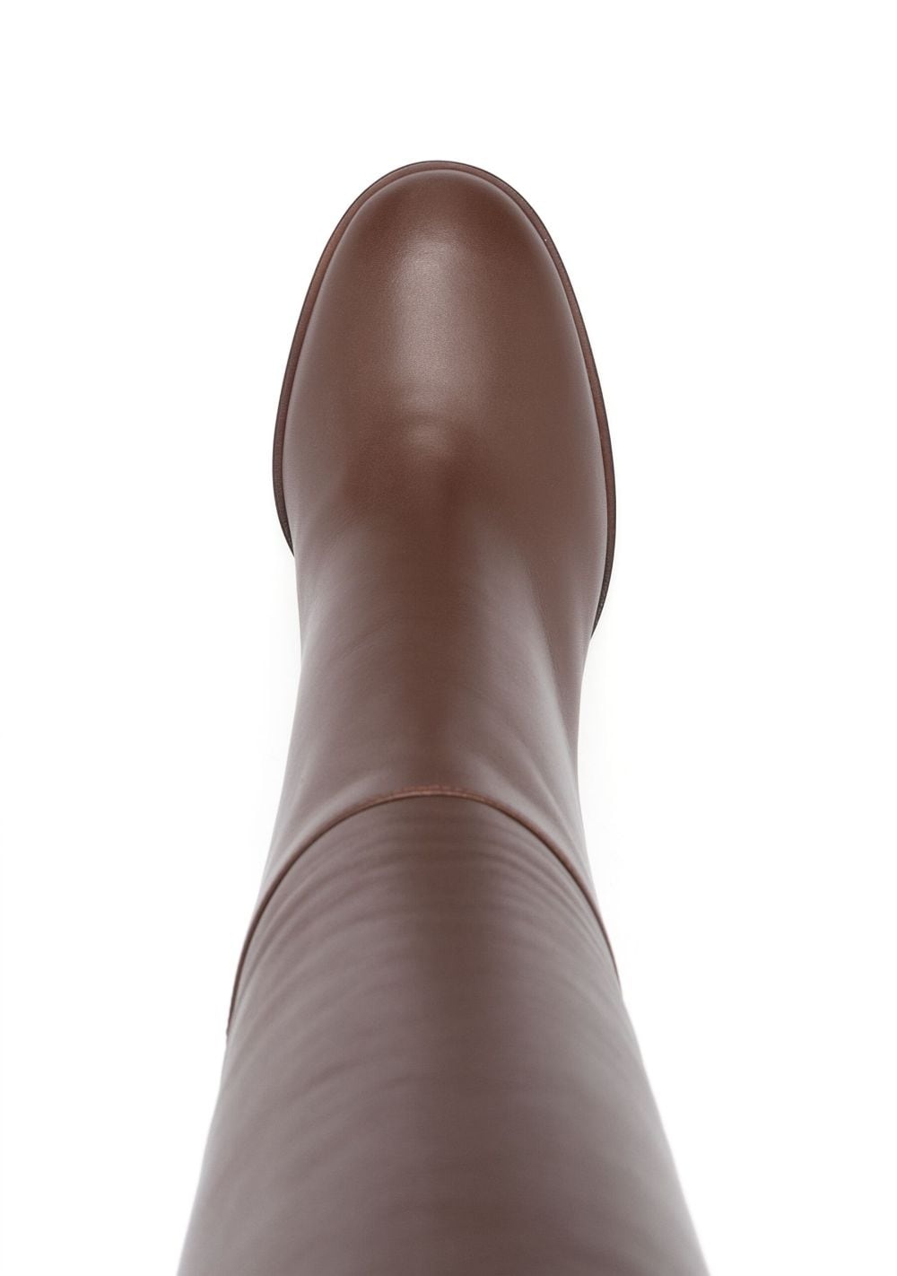 85mm leather boots - 4