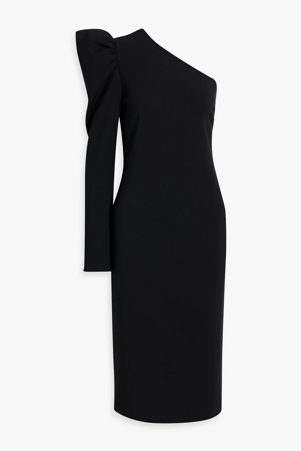 Falda one-sleeve ruffled jersey midi dress - 1