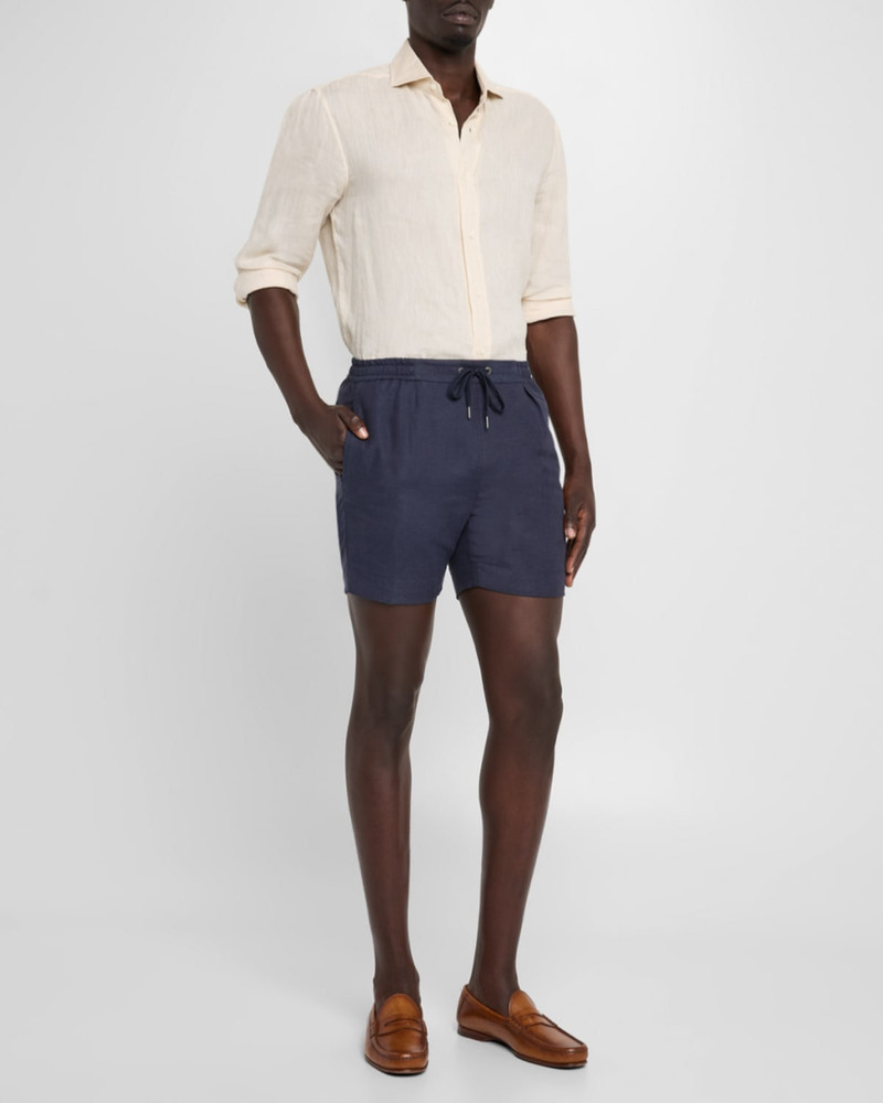 Ralph Lauren Men's Hand-Tailored Pleated Drawstring Shorts outlook
