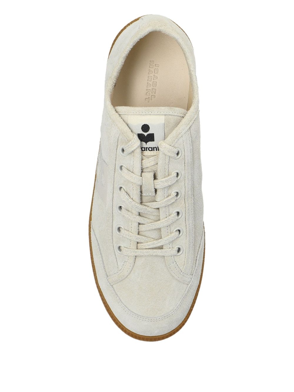Klyce suede lace-up sneakers - 4