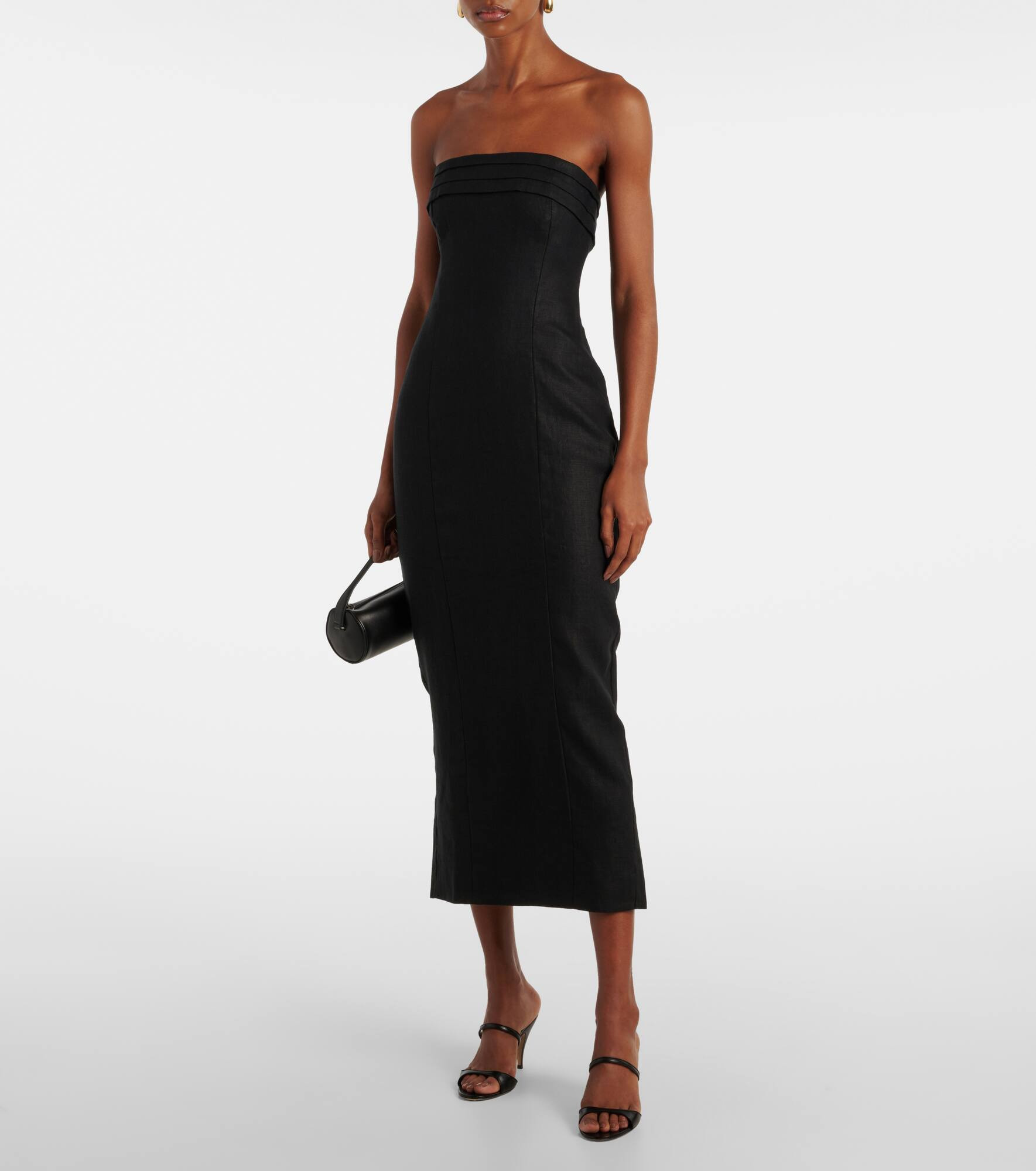 Linen midi dress - 2