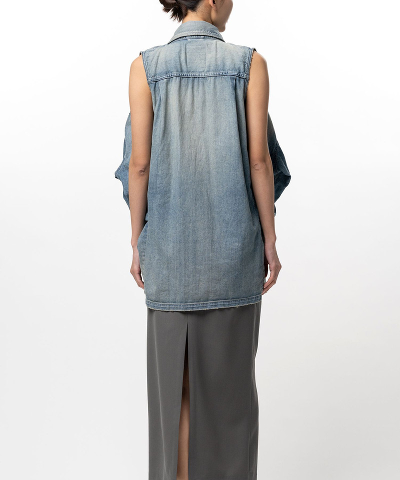 Vest Combined Denim Shirt 19