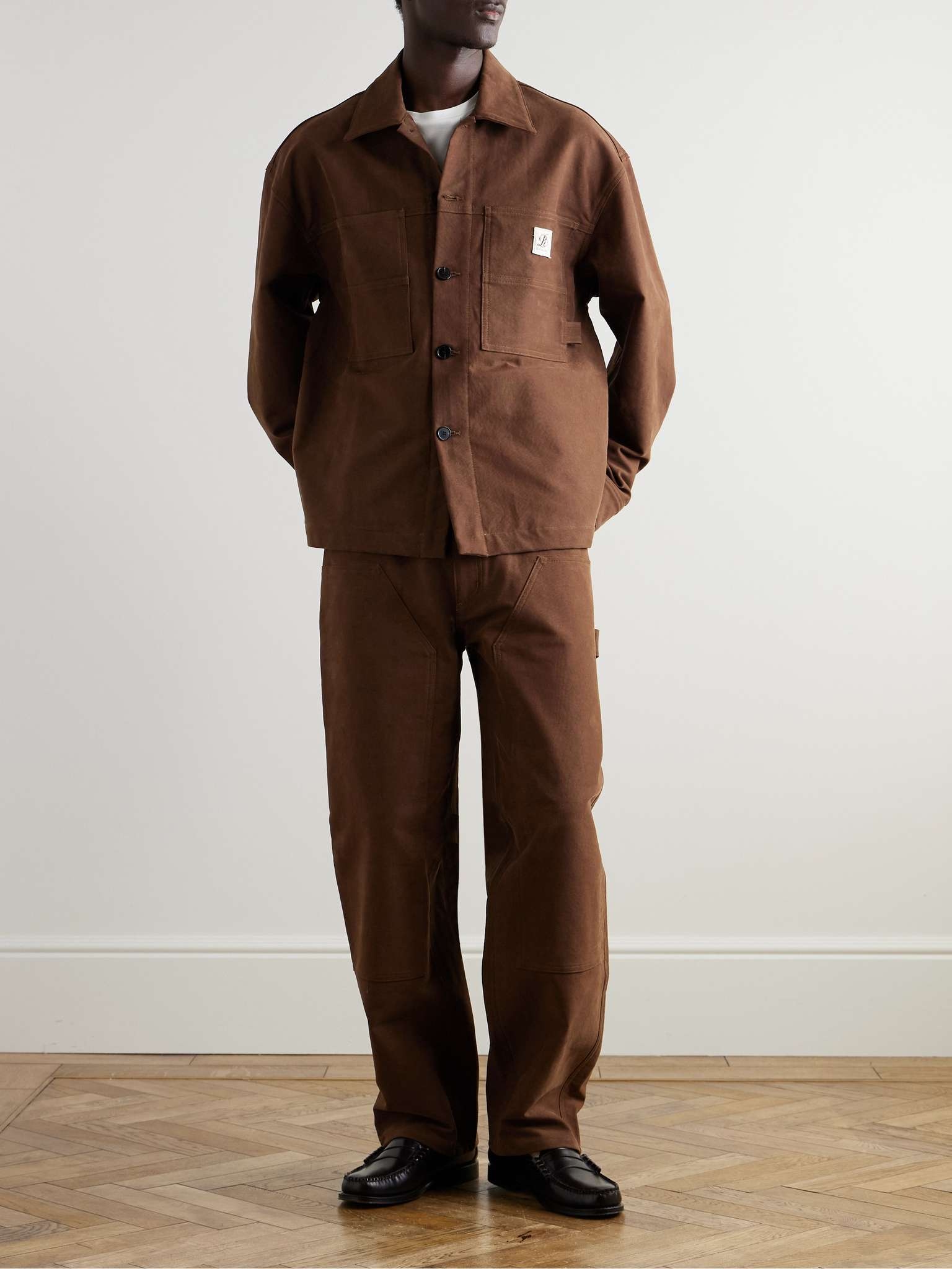 + RSVP GALLERY Erving Appliquéd Cotton-Canvas Jacket - 2