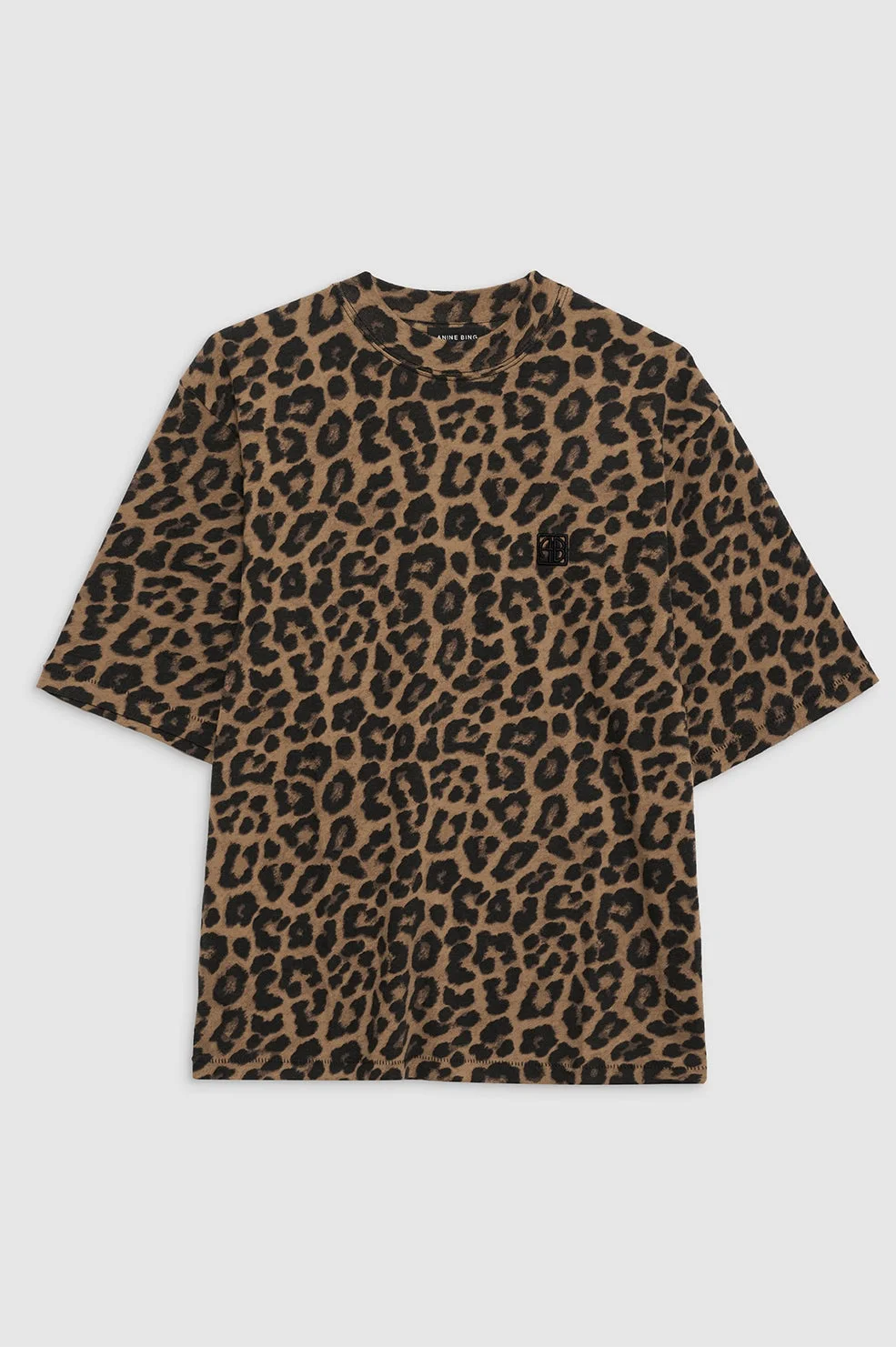 Avi Tee - Black And Brown Leopard - 1