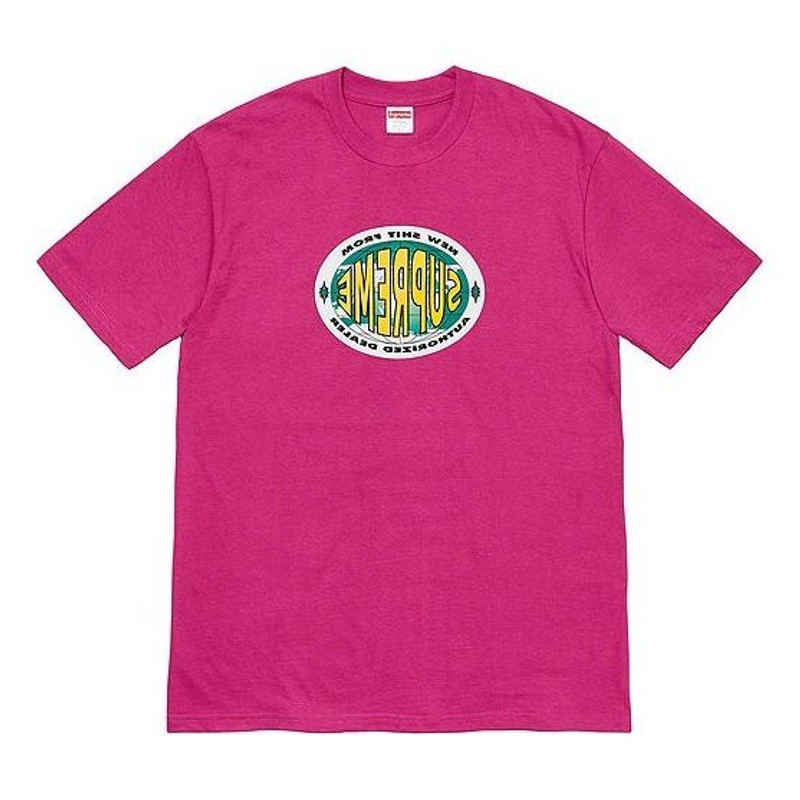 Supreme FW19 Week 1 New Shit Tee Alphabet Logo Short Sleeve Unisex Red SUP-FW19-034 - 1
