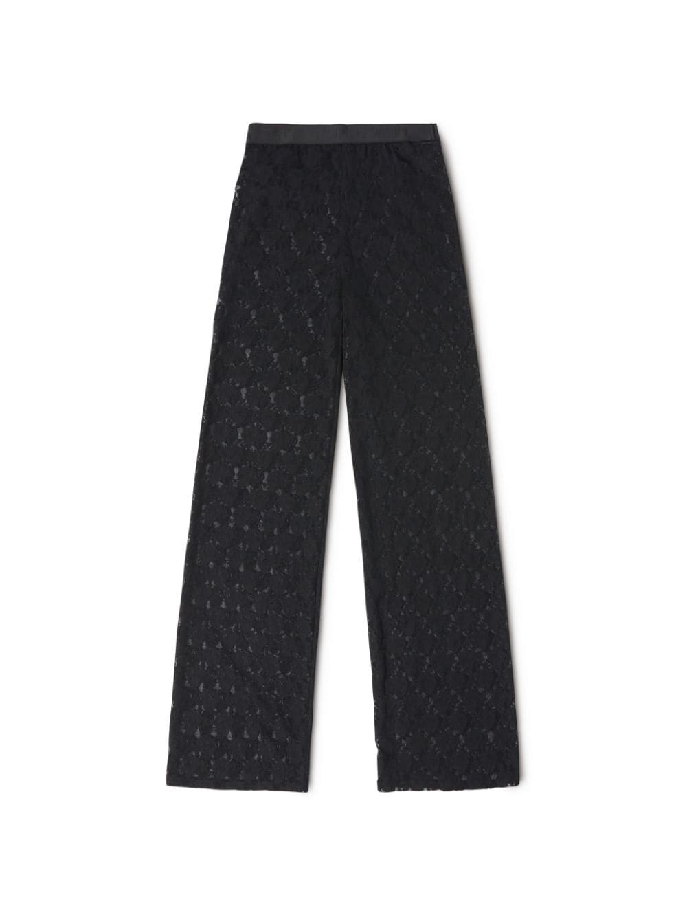 Lace Wide Leg Trousers - 1