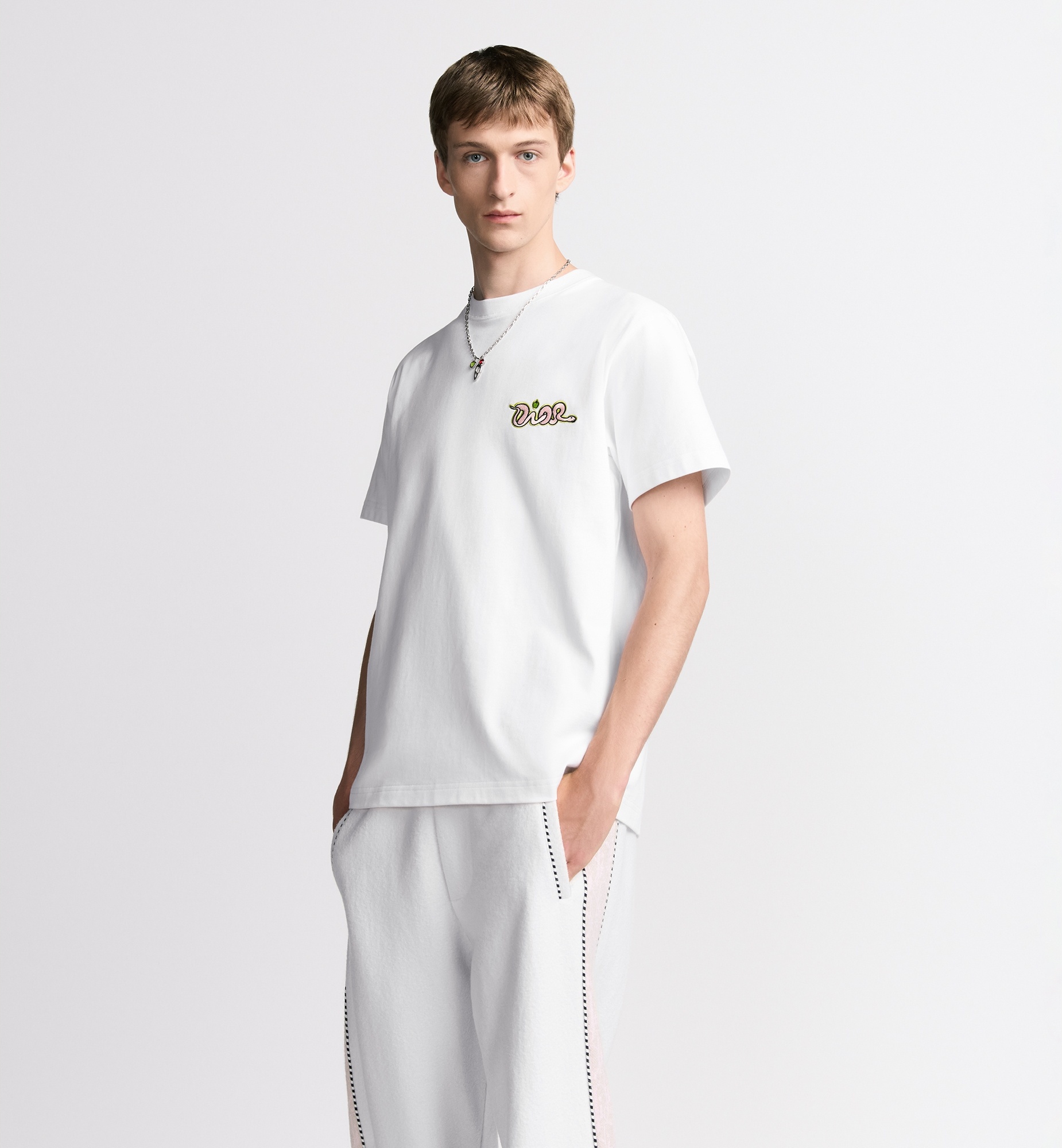 Dior DIOR AND KAWS T-Shirt, Relaxed Fit | REVERSIBLE