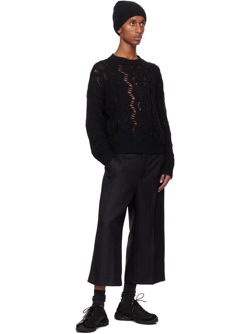 Our Legacy Black Cable Sonar Sweater outlook