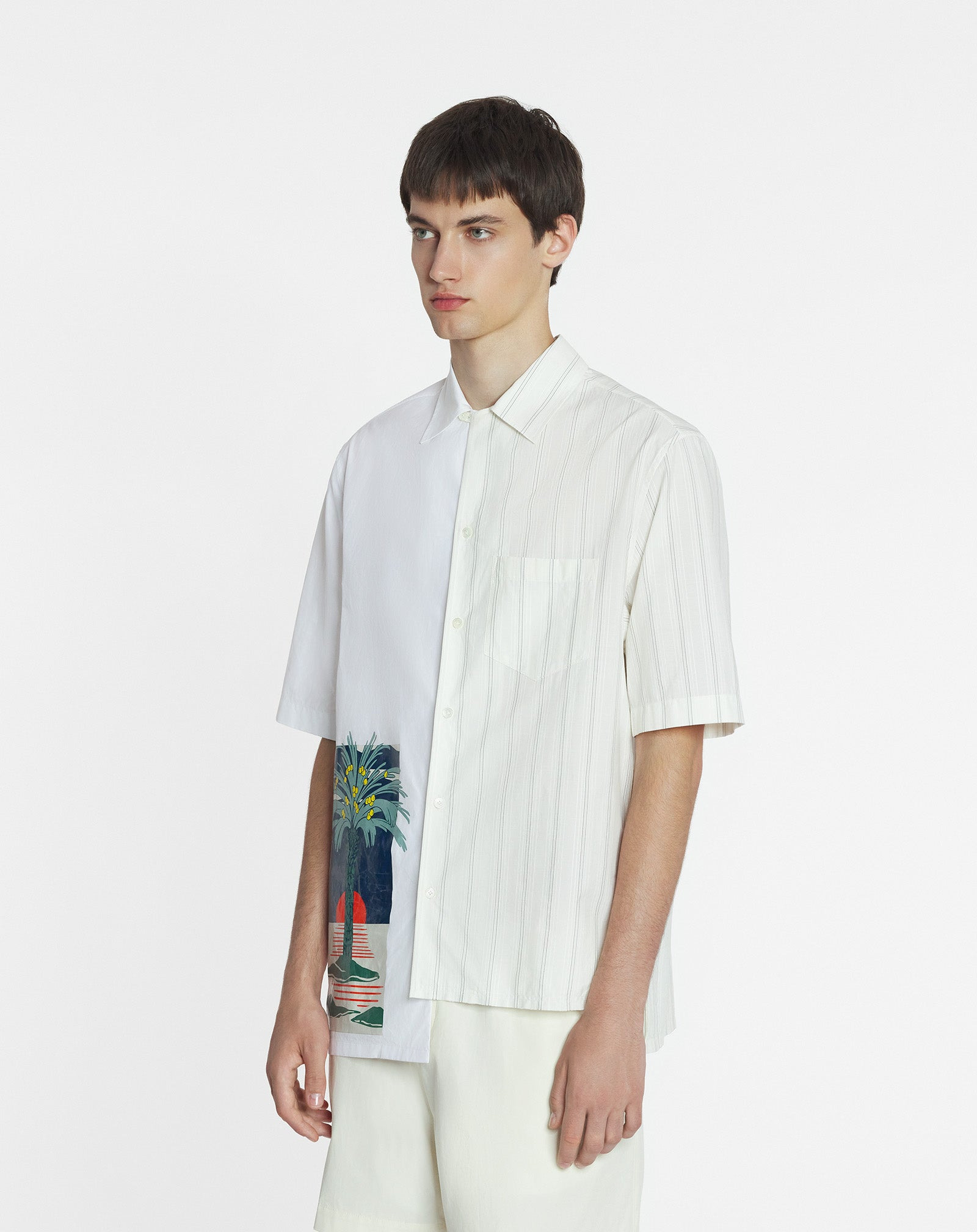 PRINTED ASYMMETRIC SHIRT - 3