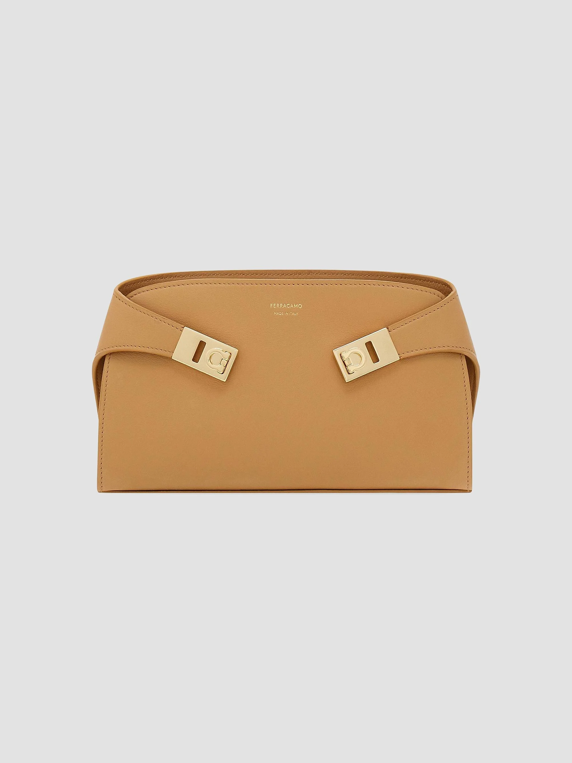 Women's Mini Hug Crossbody Bag - Light Camel - 1
