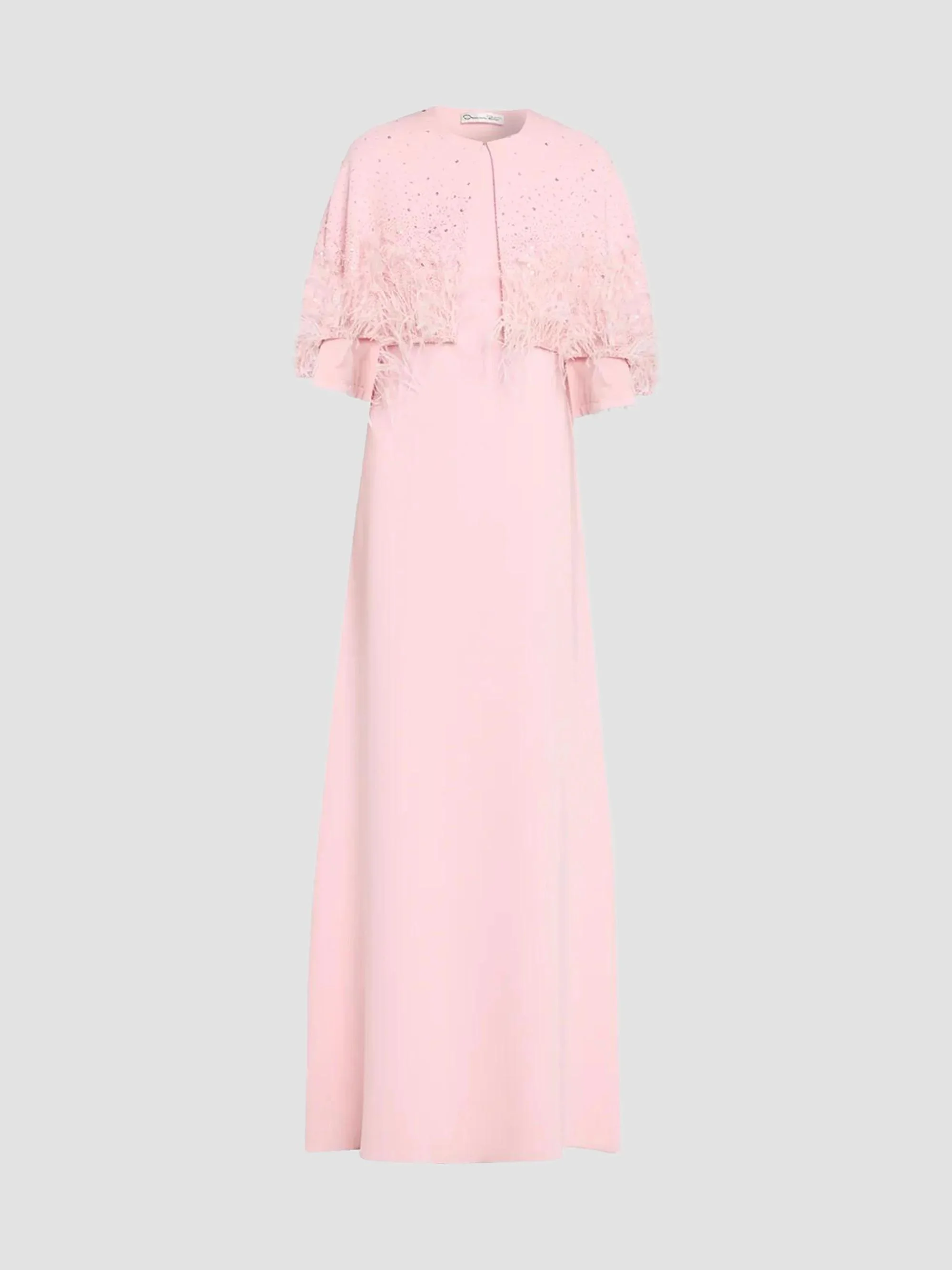 Women's Two-Piece Embellished Stretch-Silk Caftan & Capelet - Blossom - 1