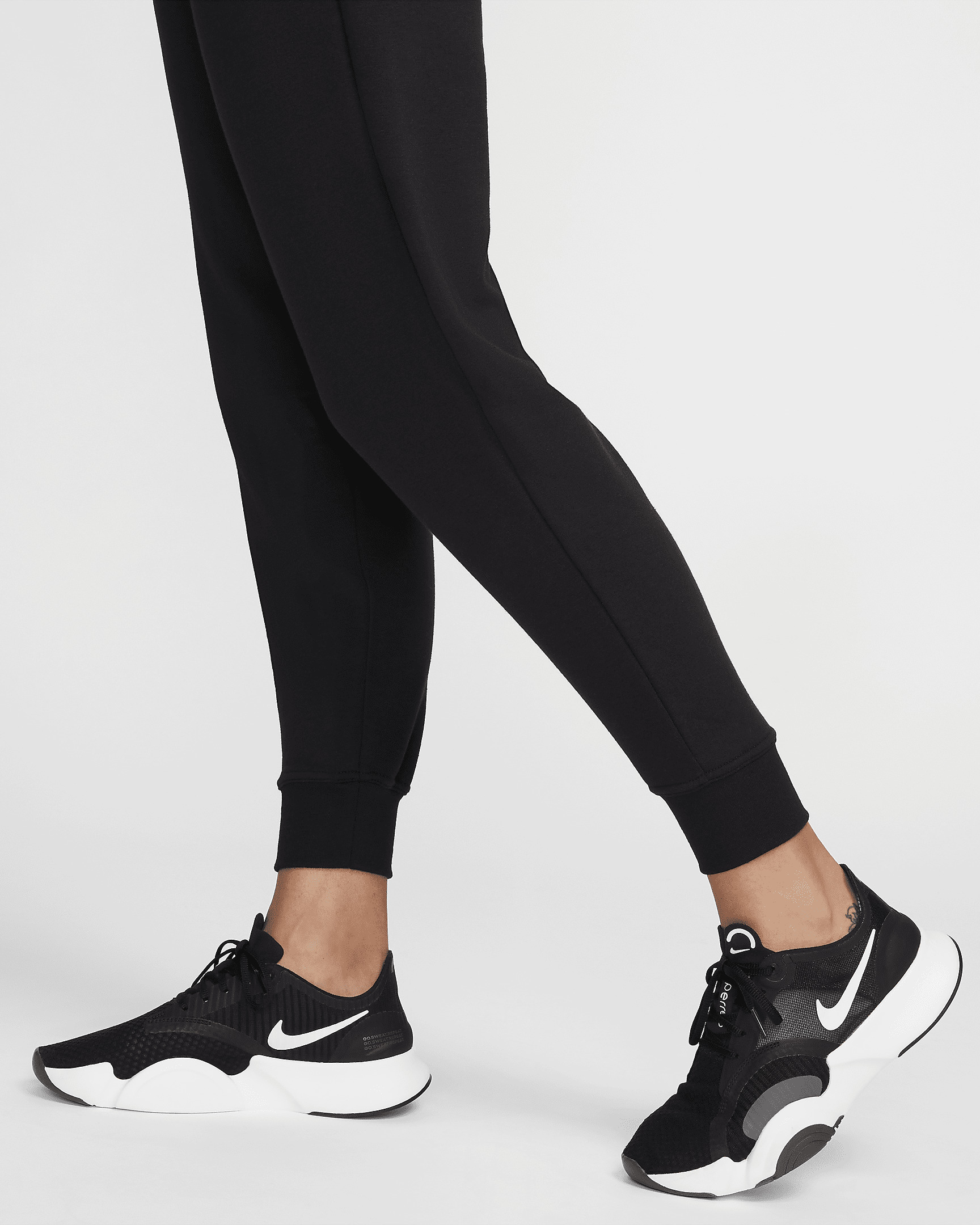 Nike Dri-FIT One Women's High-Waisted 7/8 French Terry Joggers - 4