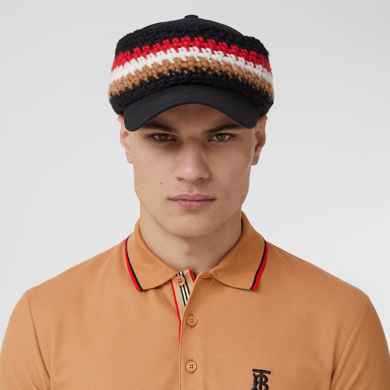 Monogram Motif Cotton Piqué Polo Shirt - 3