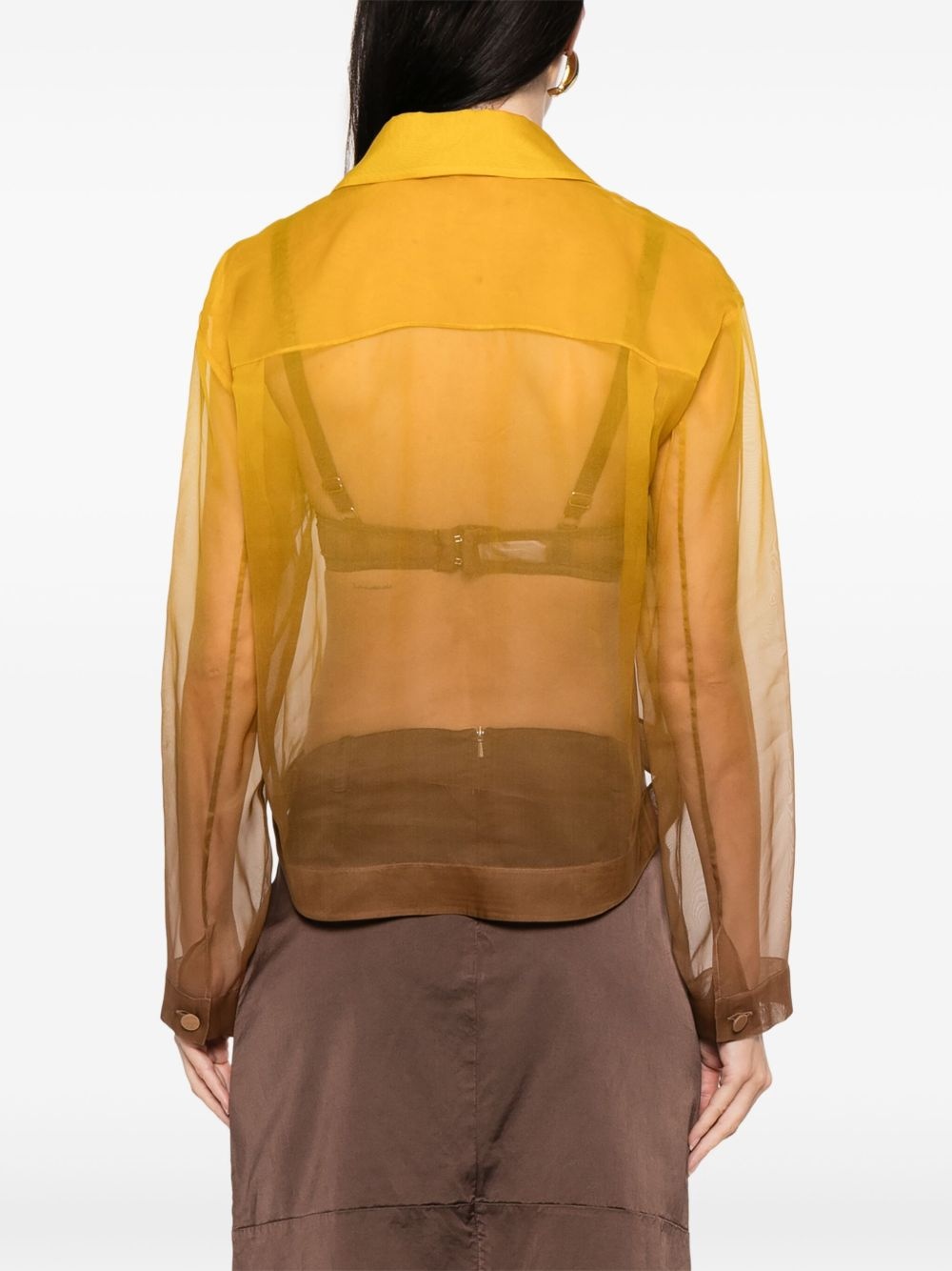 semi-sheer shirt - 4