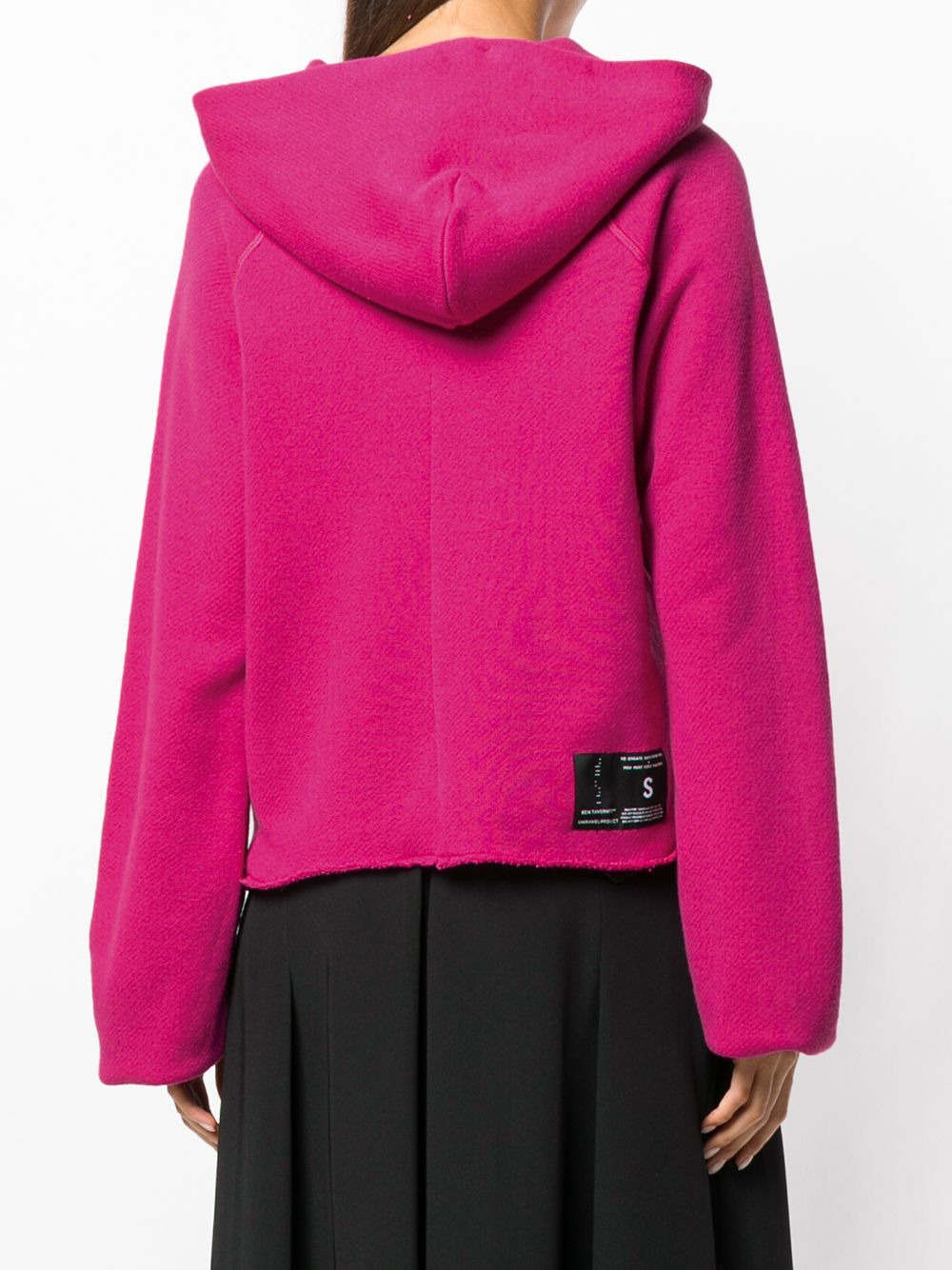 ripped detail hoodie - 4