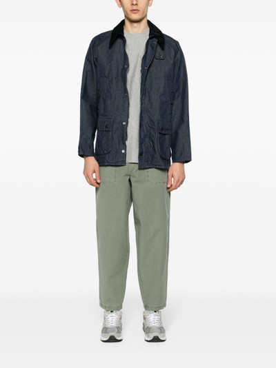 Barbour Grindle mid-rise tapered trousers outlook