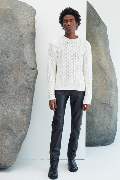 GABRIELA HEARST Geoffrey Knit Sweater in Ivory Cashmere outlook