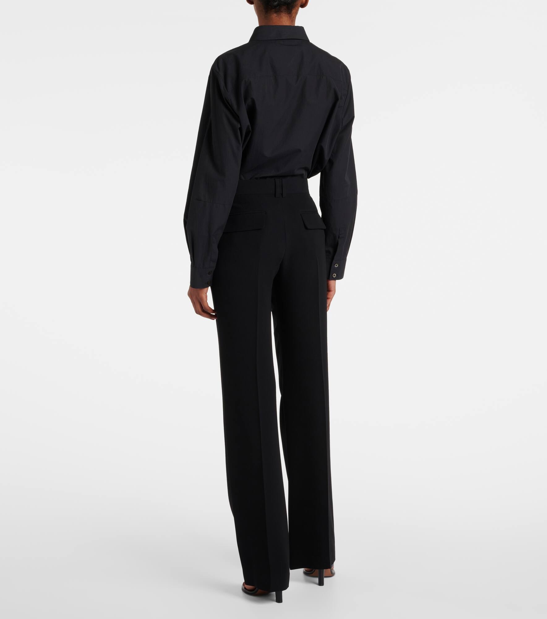 Selvie silk straight pants - 3