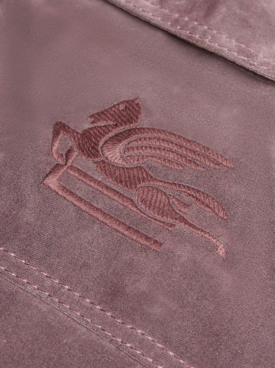 FLOCKED DENIM JACKET - 7