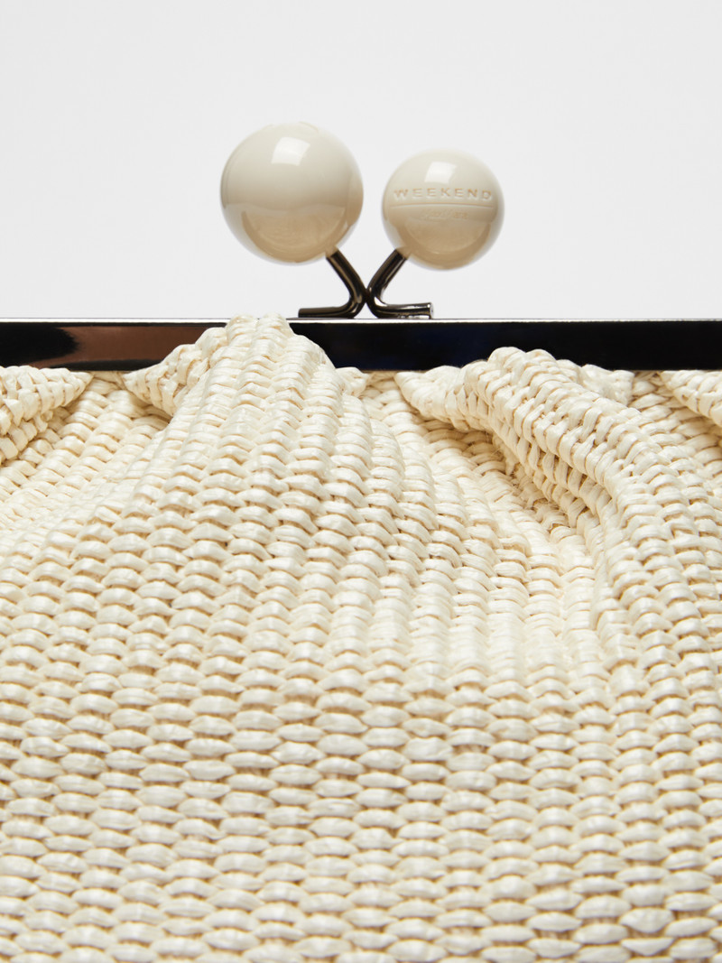 LIVIA Medium raffia Pasticcino Bag 5