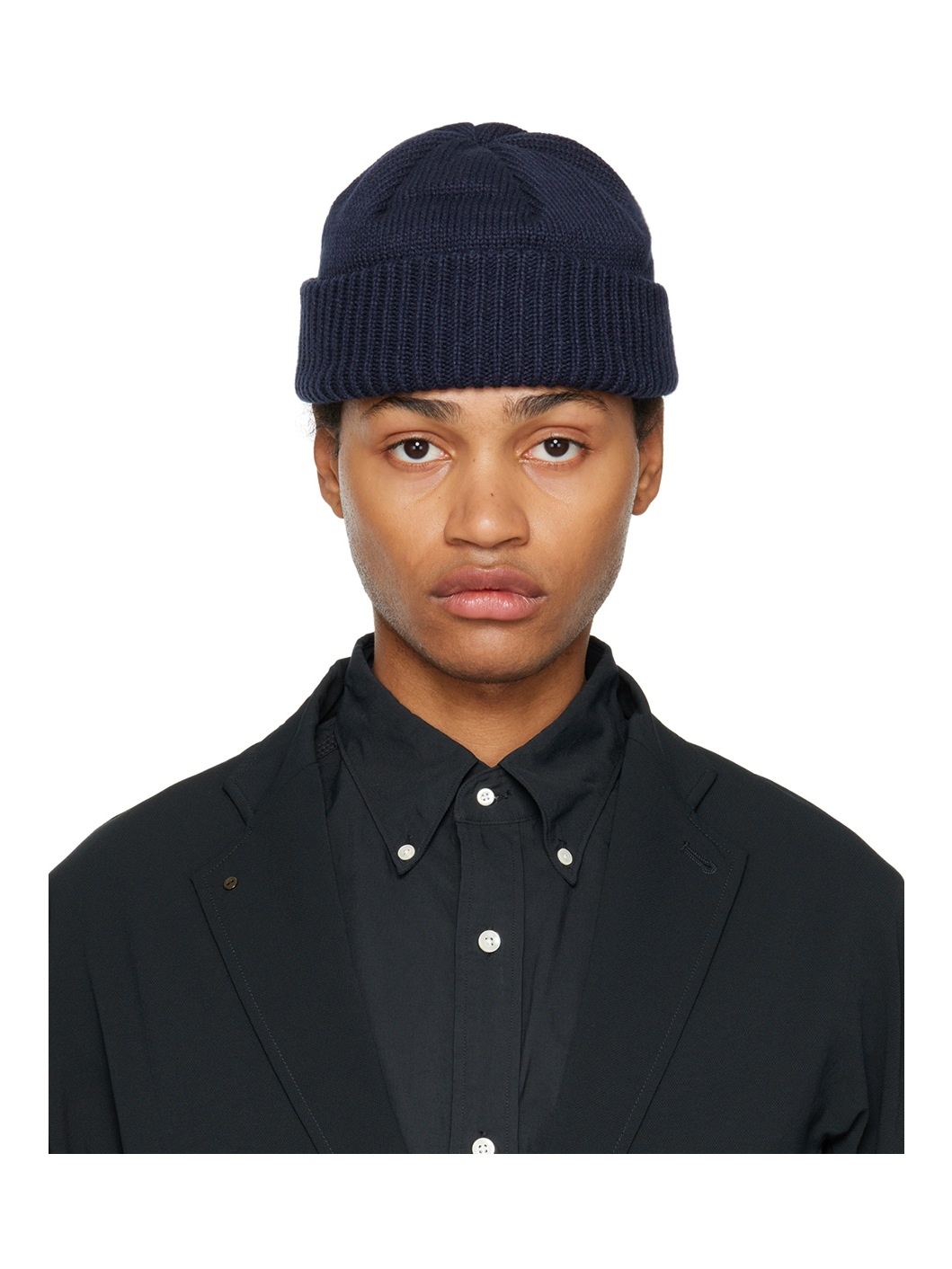 Navy GORE-TEX WINDSTOPPER Beanie - 1