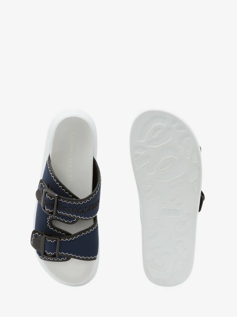 Hybrid Slide in White/blue - 4