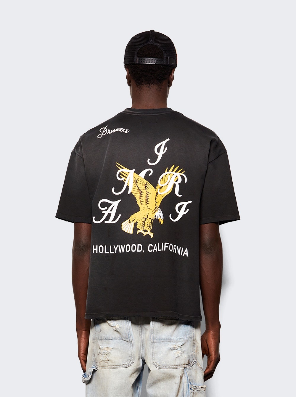 Eagle Oversize Tee Black - 4
