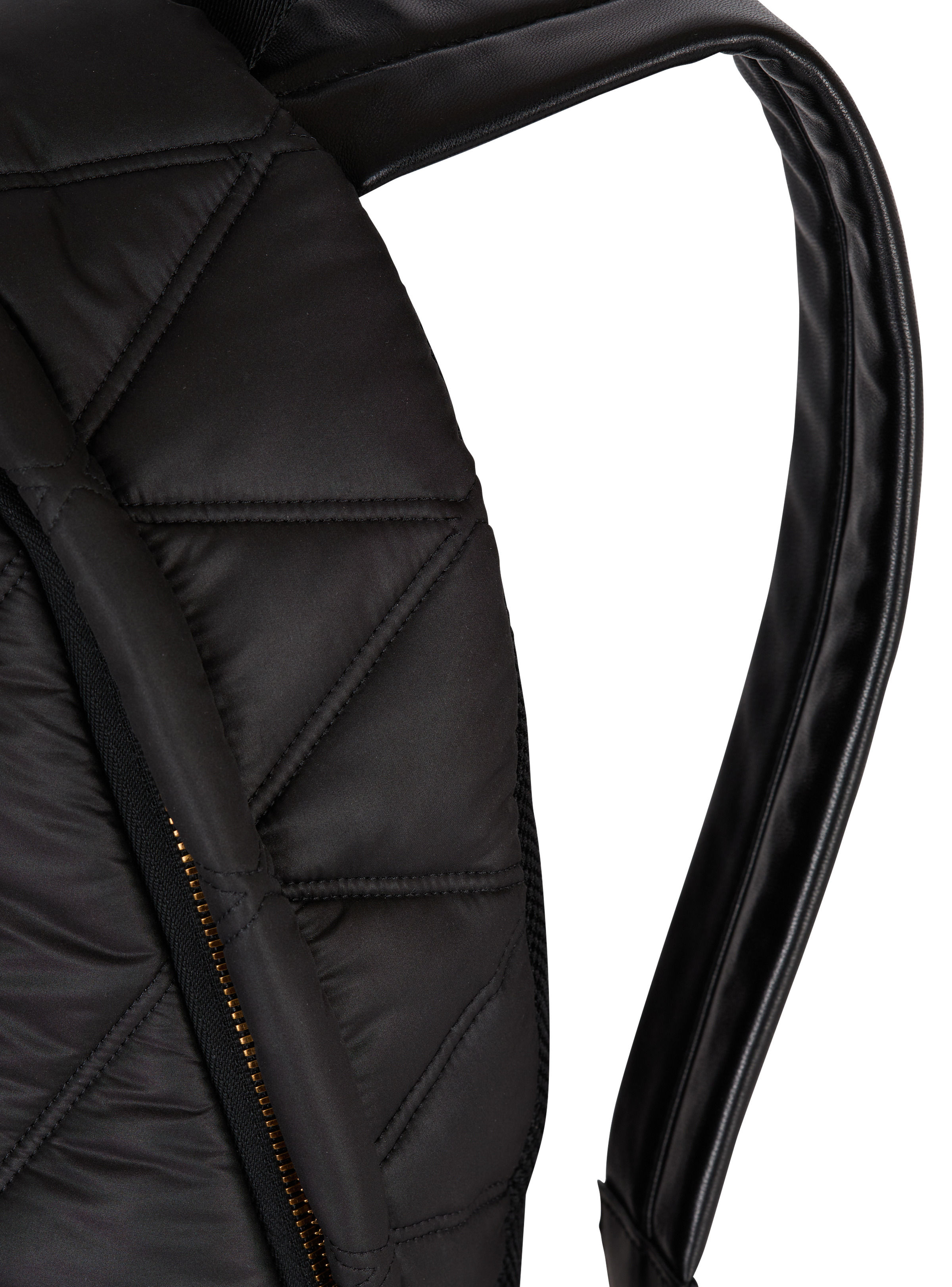 Quilted nylon backpack with diamond motif - 5
