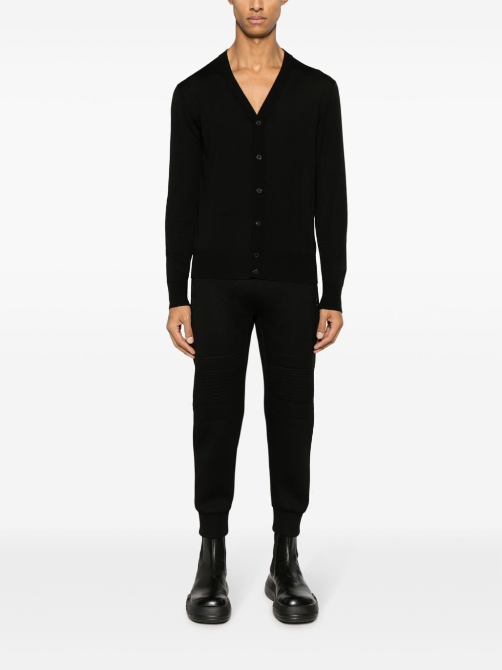 tapered-leg zip-pockets track pants - 2