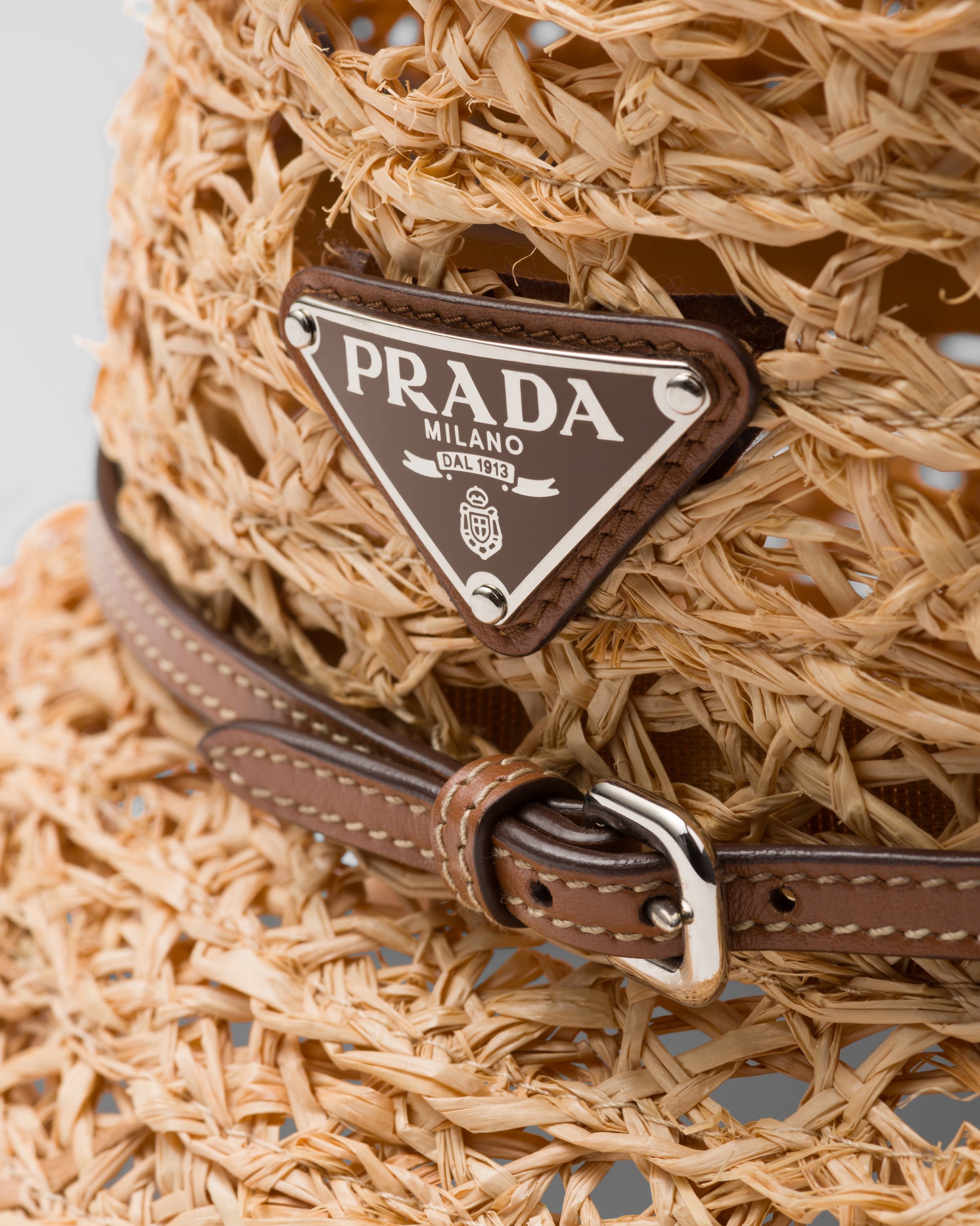 Woven fabric bucket hat - 3