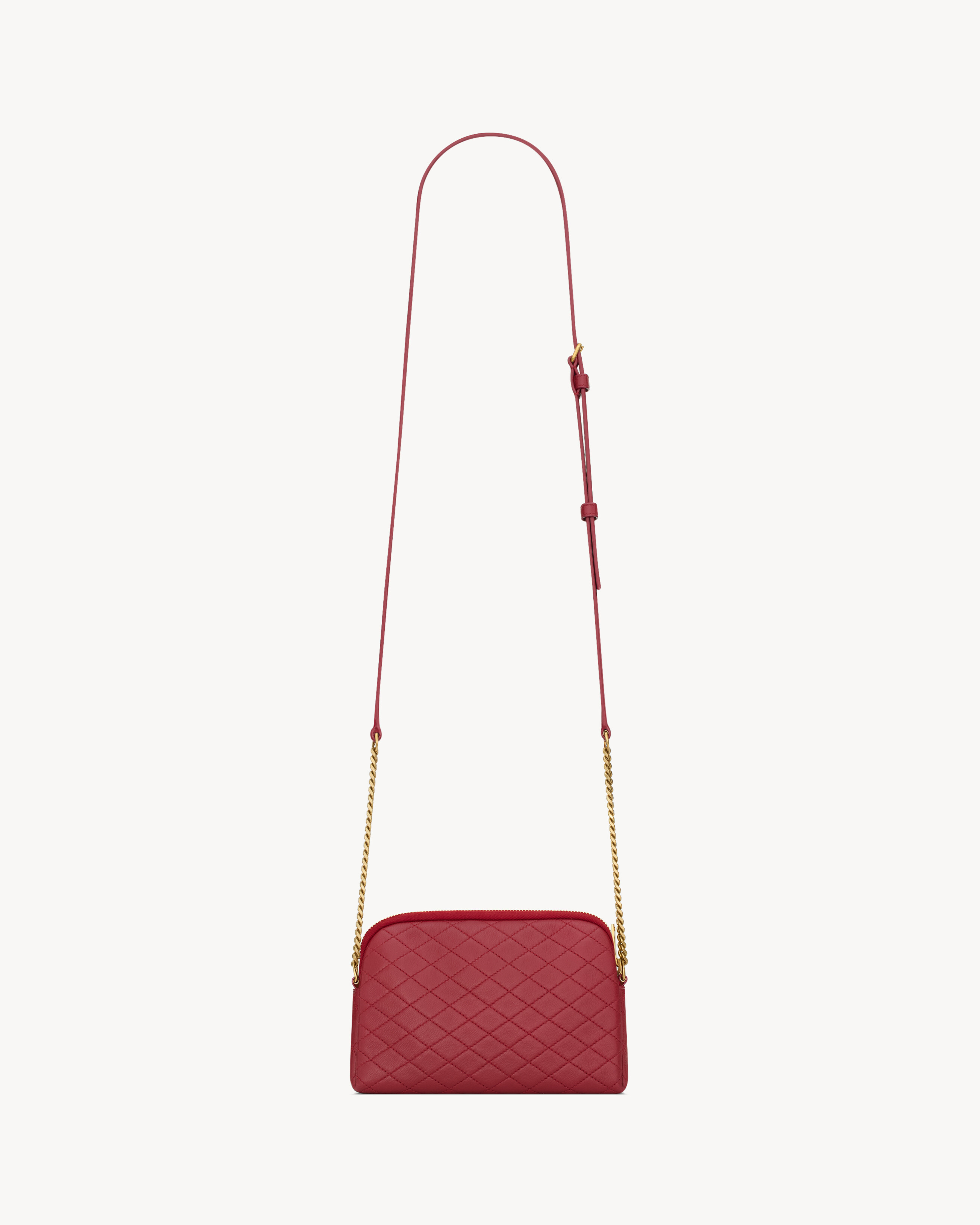 GABY ZIPPED POUCH IN LAMBSKIN - 2