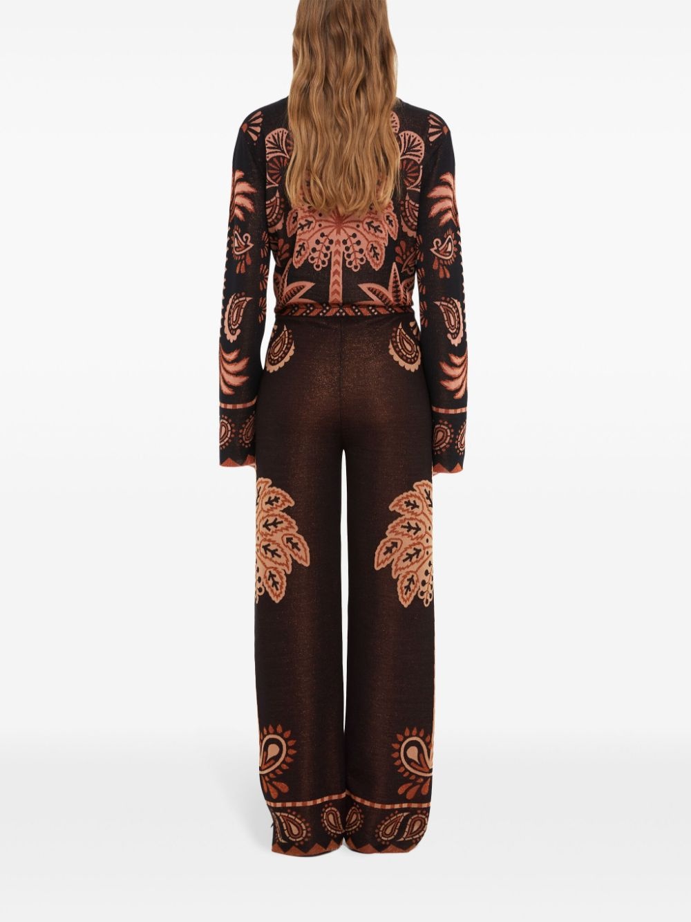 Wild Wonder Foulard palazzo pants - 4
