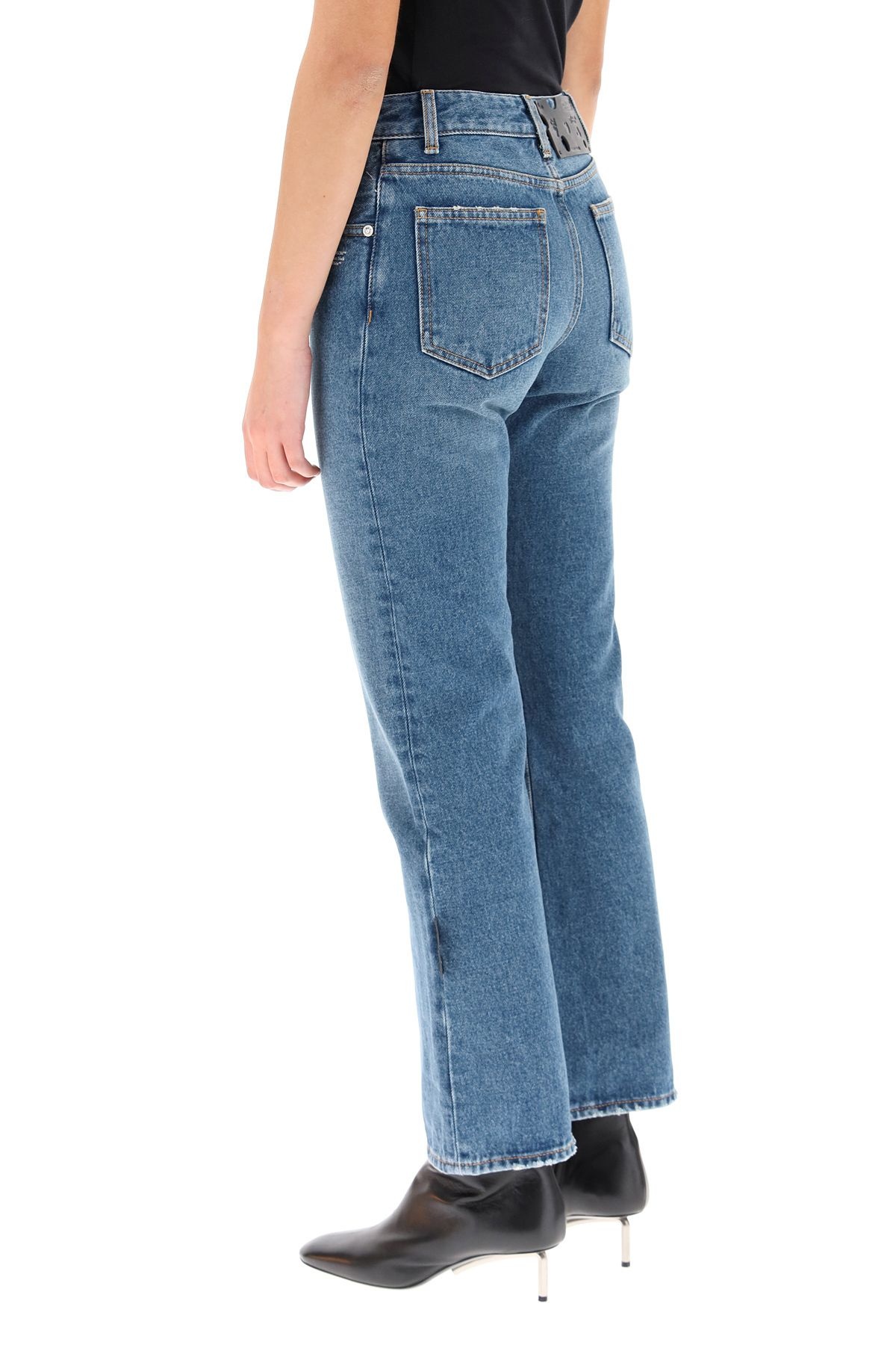 CROPPED DENIM JEANS - 4