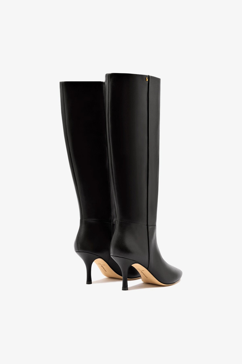 Kate Mid Boot In Black Leather 7