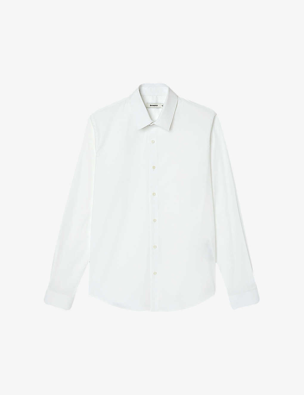 Slim-fit stretch cotton-blend shirt - 1