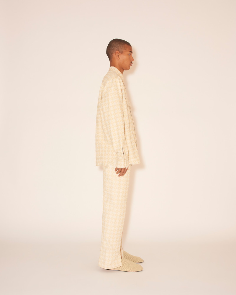 TRISTO - Patch pocket overshirt - Natural 4