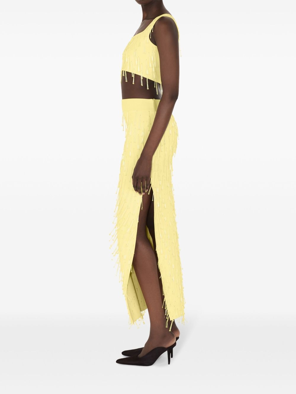 Depois bead-embellished maxi skirt - 3